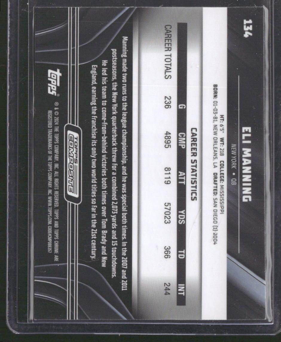 2023 Topps Composite #134 Eli Manning