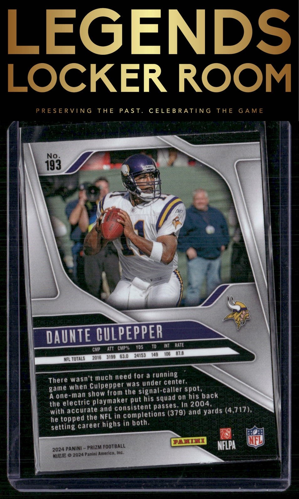 2024 Panini Prizm #193 Daunte Culpepper