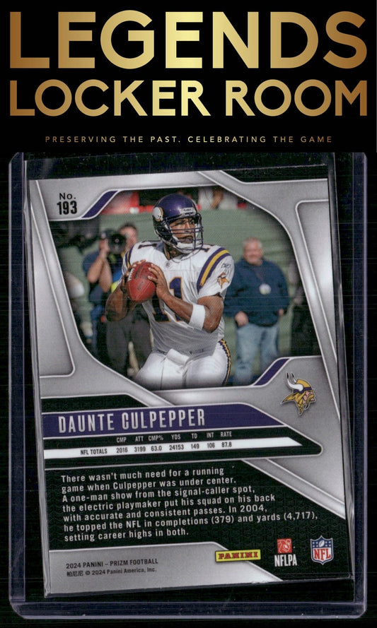 2024 Panini Prizm #193 Daunte Culpepper