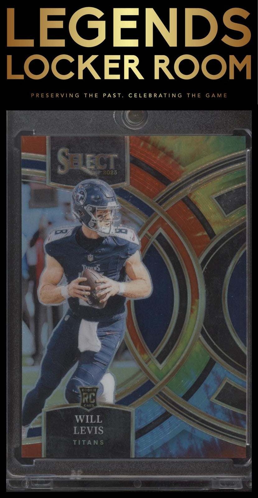 2023 Panini Select #148 Will Levis Tie-Dye Prizms #/25