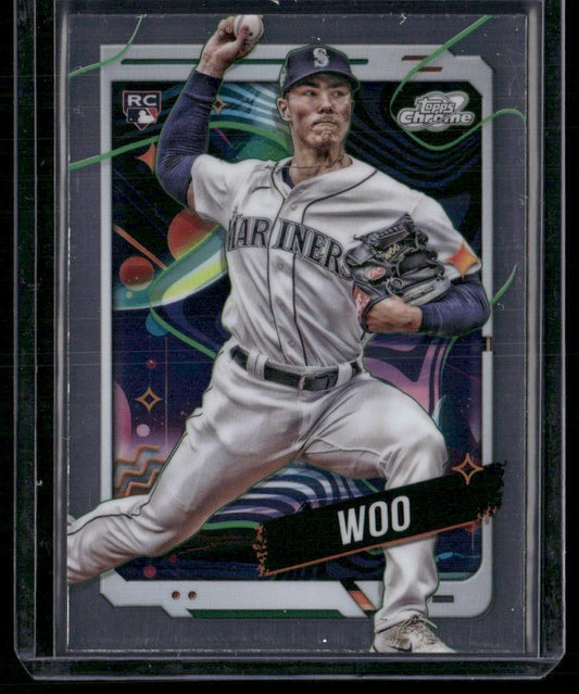 2024 Topps Chrome Cosmic #97 Bryan Woo