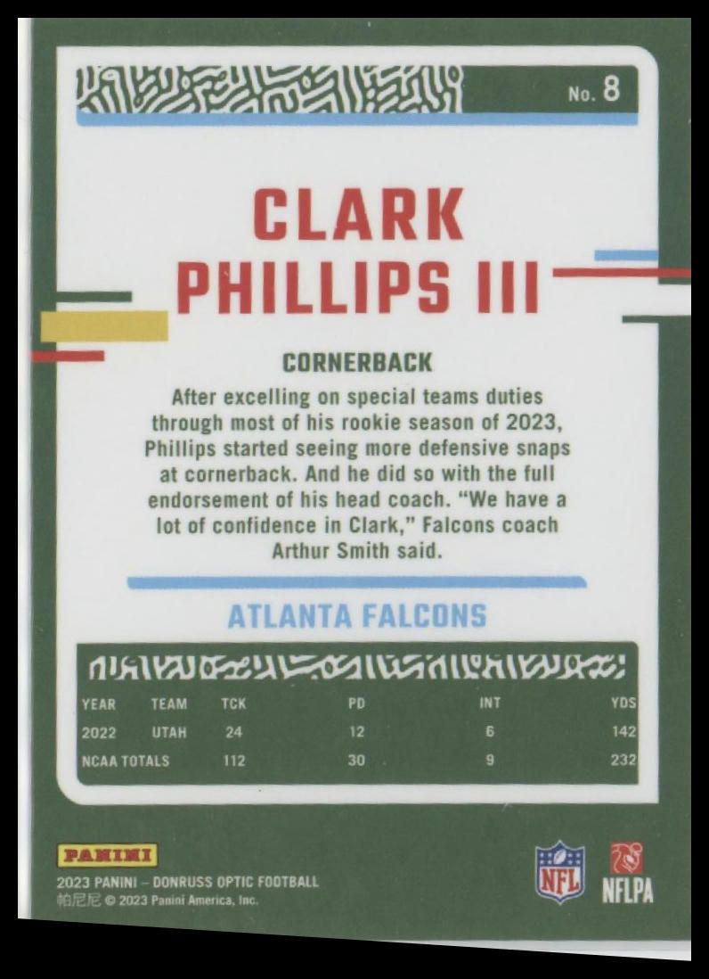 2023 Donruss Optic #8 Clark Phillips III