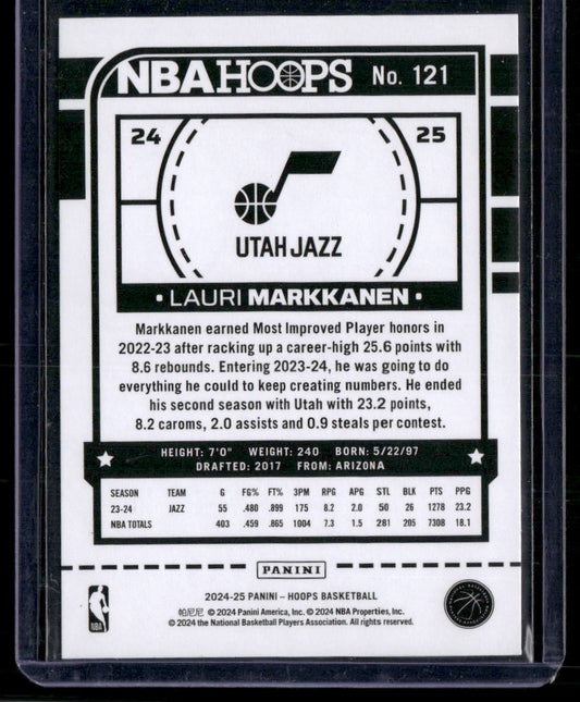 2024-25 Hoops #121 Lauri Markkanen
