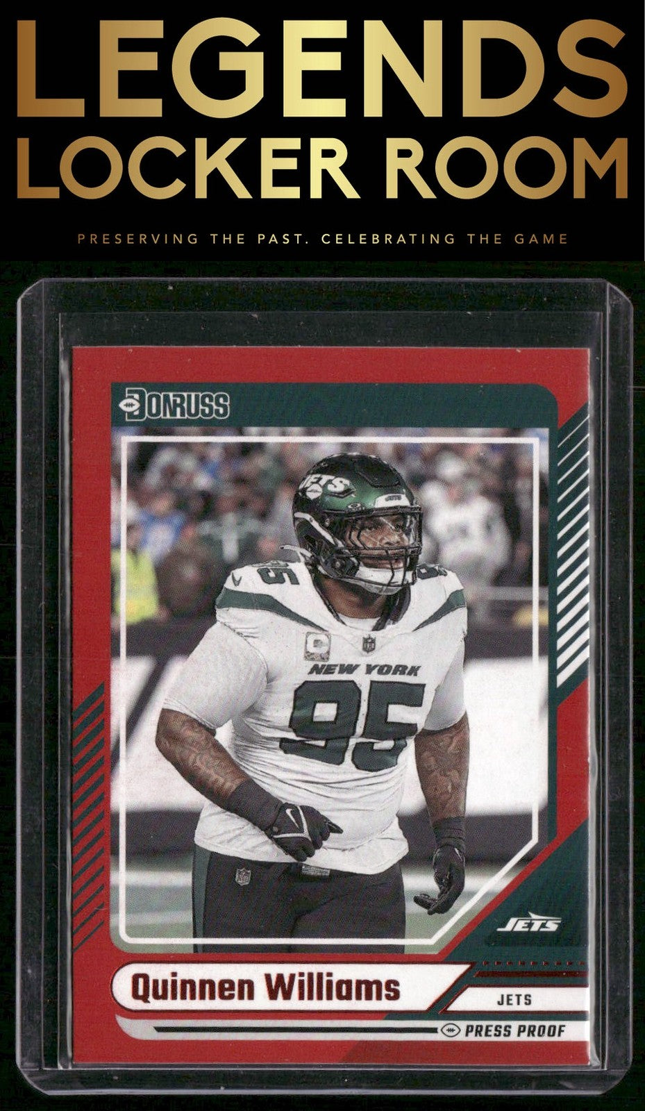 2024 Donruss #11 Quinnen Williams Press Proof Red
