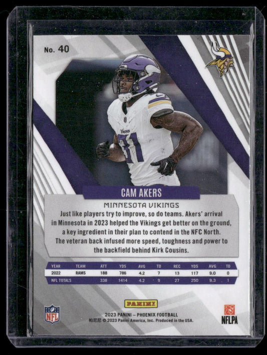 2023 Panini Phoenix #40 Cam Akers