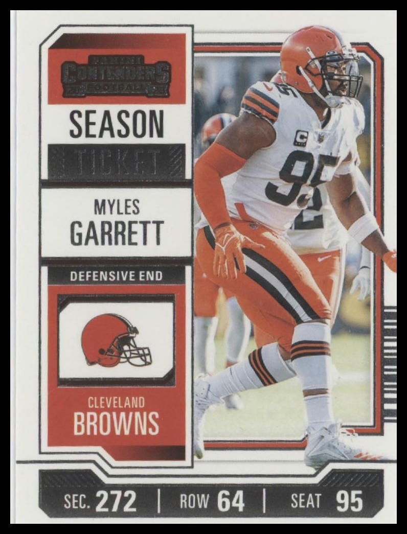 2023 Panini Contenders #25 Myles Garrett Season Ticket Retail