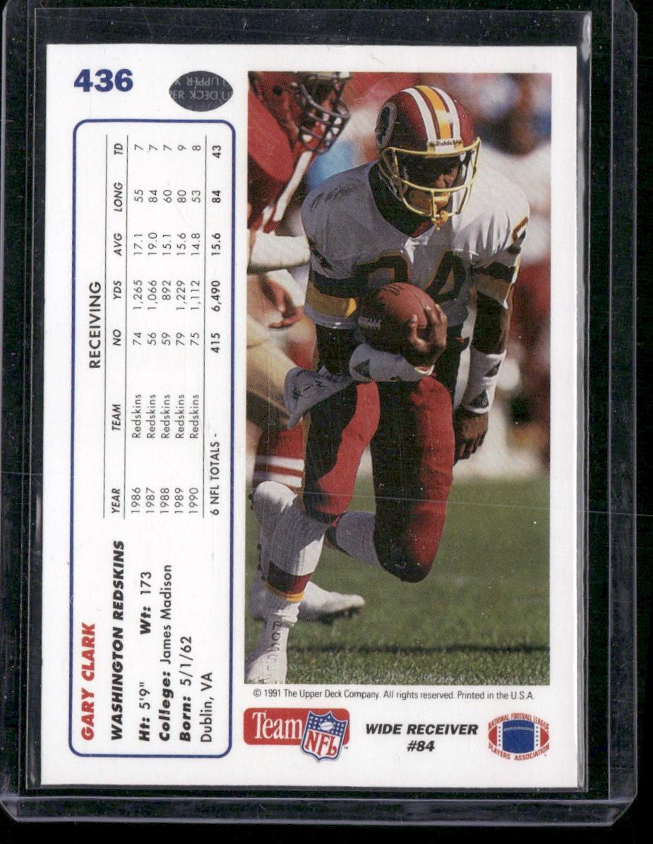 1991 Upper Deck #436 Gary Clark