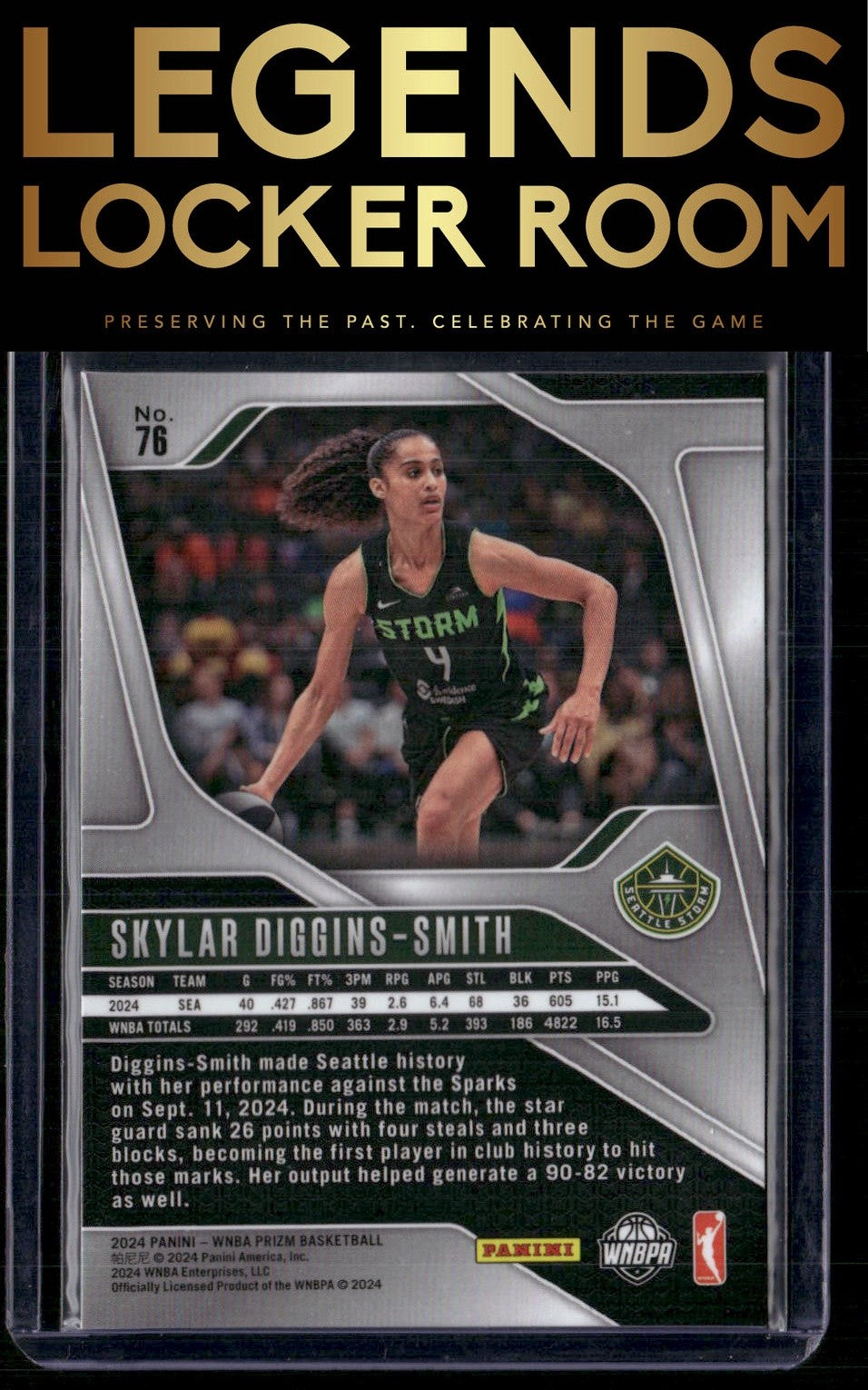 2024 Panini Prizm WNBA #76 Skylar Diggins-Smith