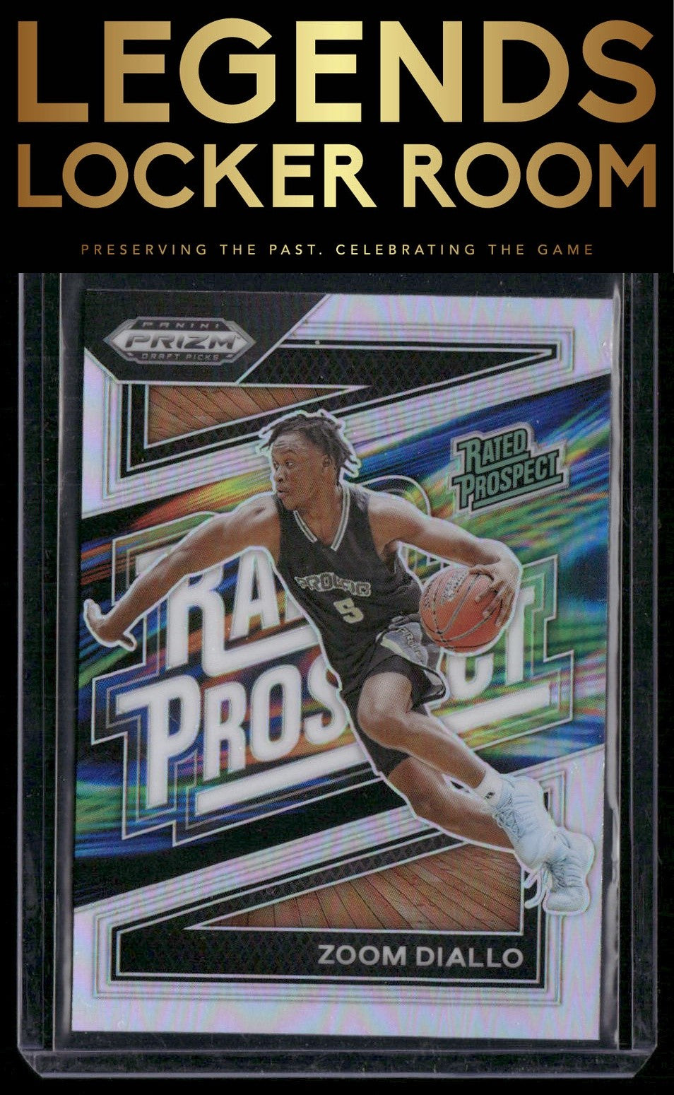 2024 Panini Prizm Draft Picks #1 Zoom Diallo Rated Prospect Prizms Silver
