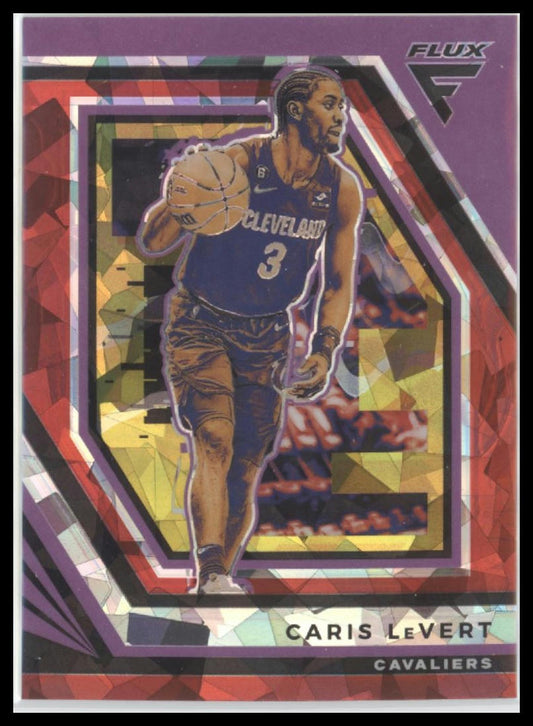 2022-23 Panini Flux #82 Caris LeVert Red Cracked Ice