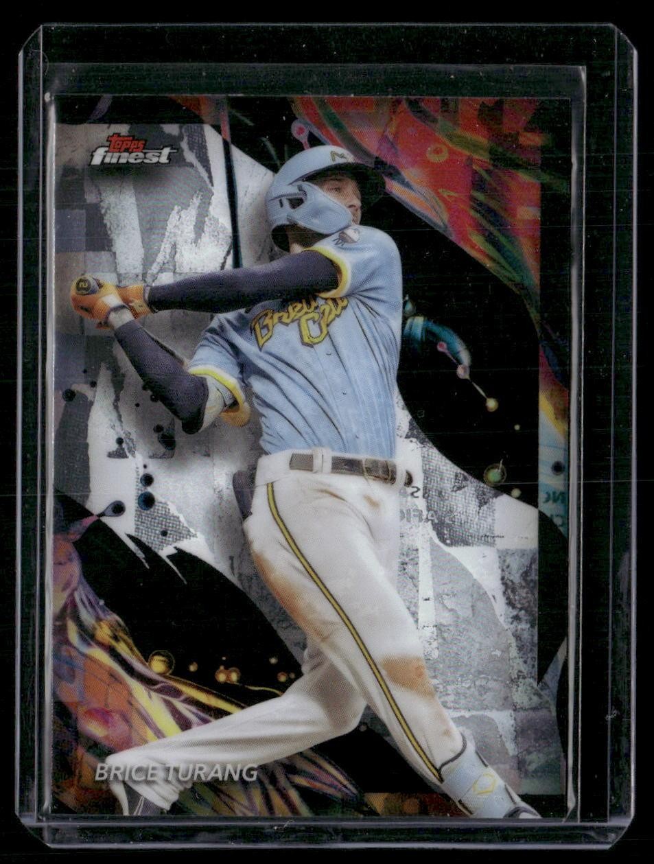 2024 Finest #194 Brice Turang Checkerboard Refractors