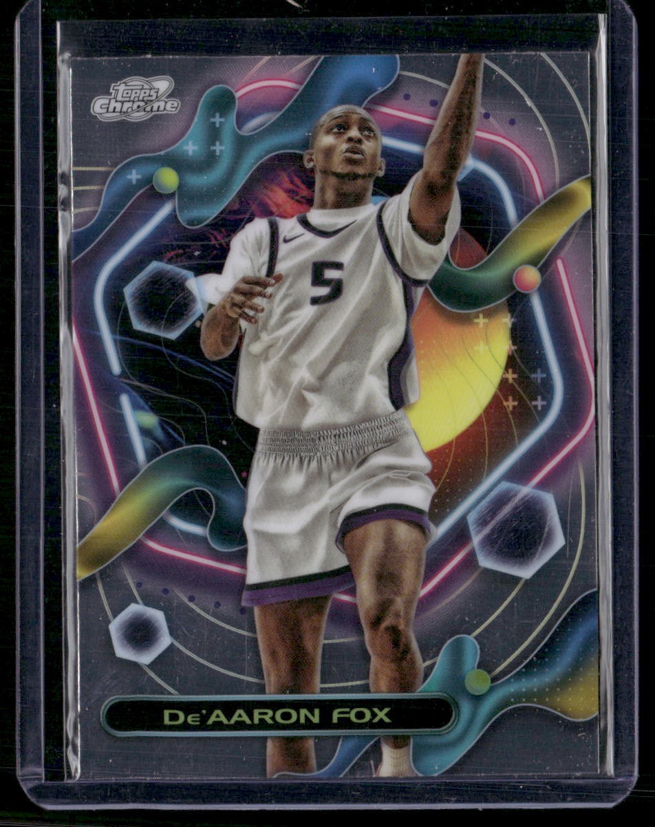 2023-24 Topps Chrome Cosmic #107 De'Aaron Fox