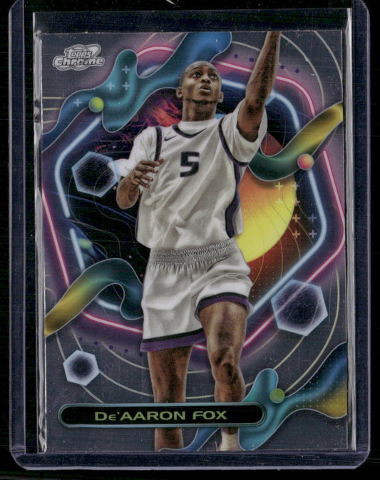 2023-24 Topps Chrome Cosmic #107 De'Aaron Fox