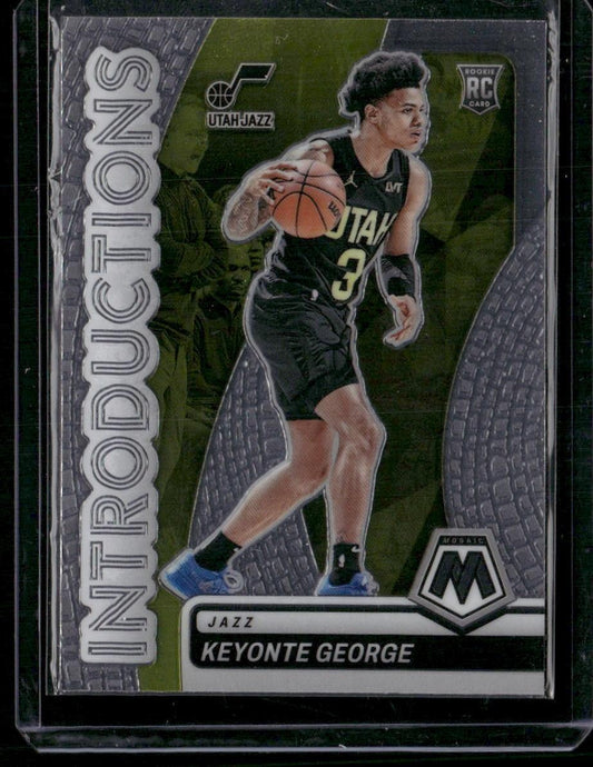 2023-24 Panini Mosaic #20 Keyonte George Introductions Mosaic