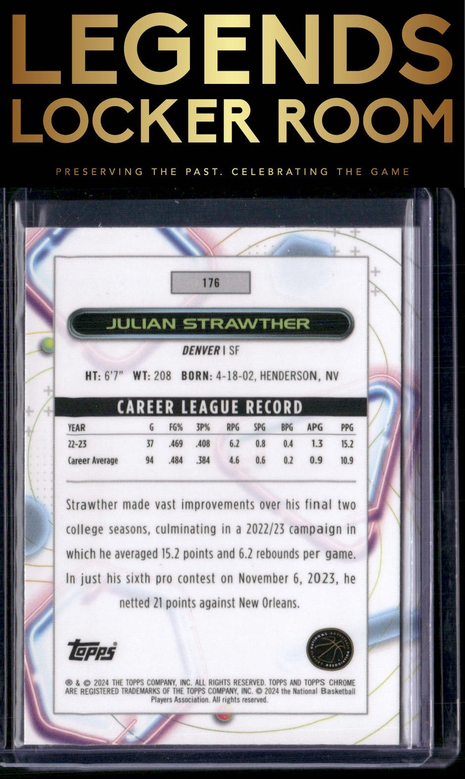 2023-24 Topps Chrome Cosmic #179 Jalen Pickett