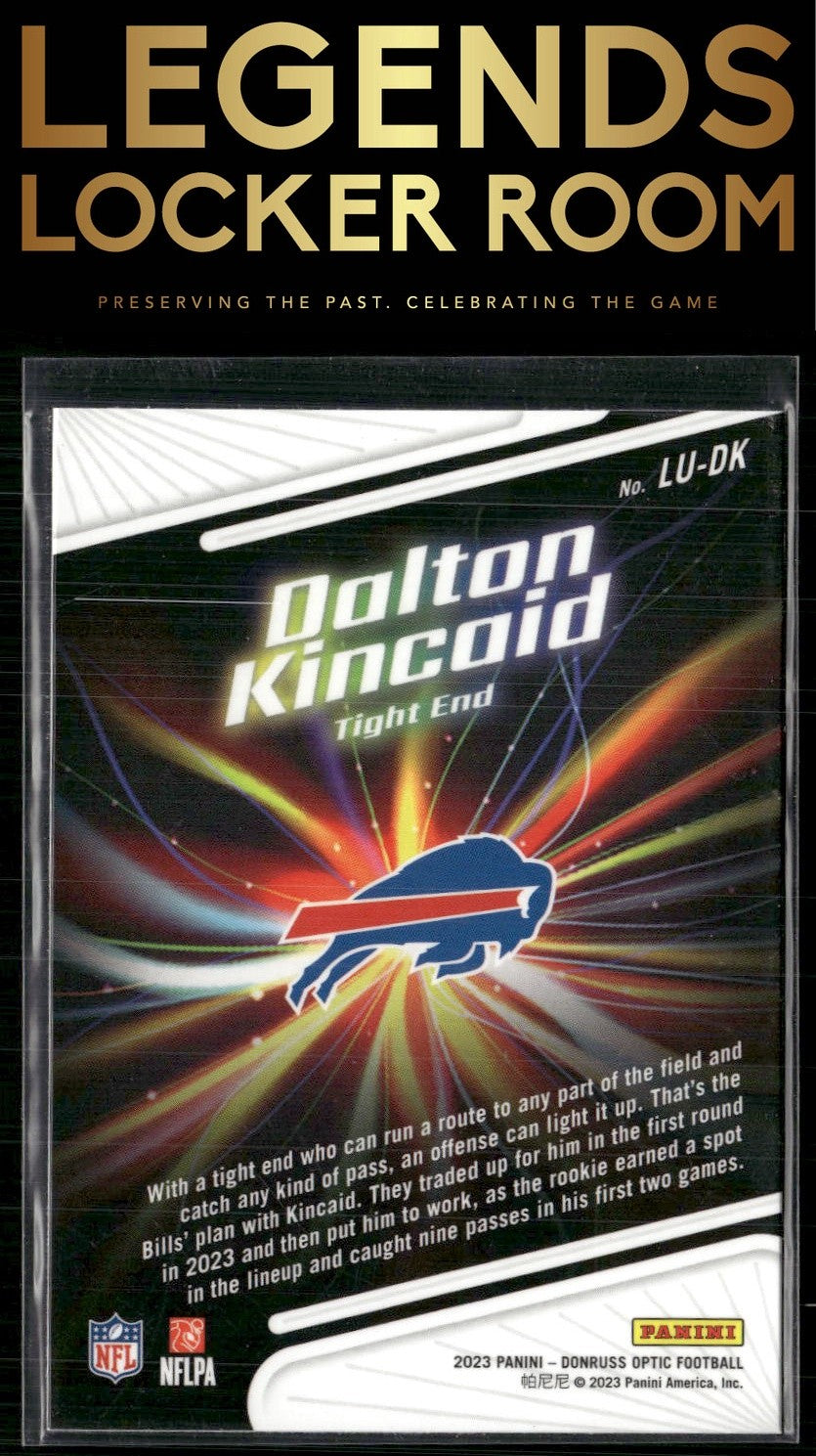 2023 Donruss Optic #LU-DK Dalton Kincaid Light It Up!