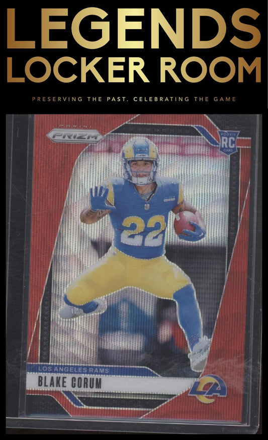 2024 Panini Prizm #308 Blake Corum Red Wave #/149