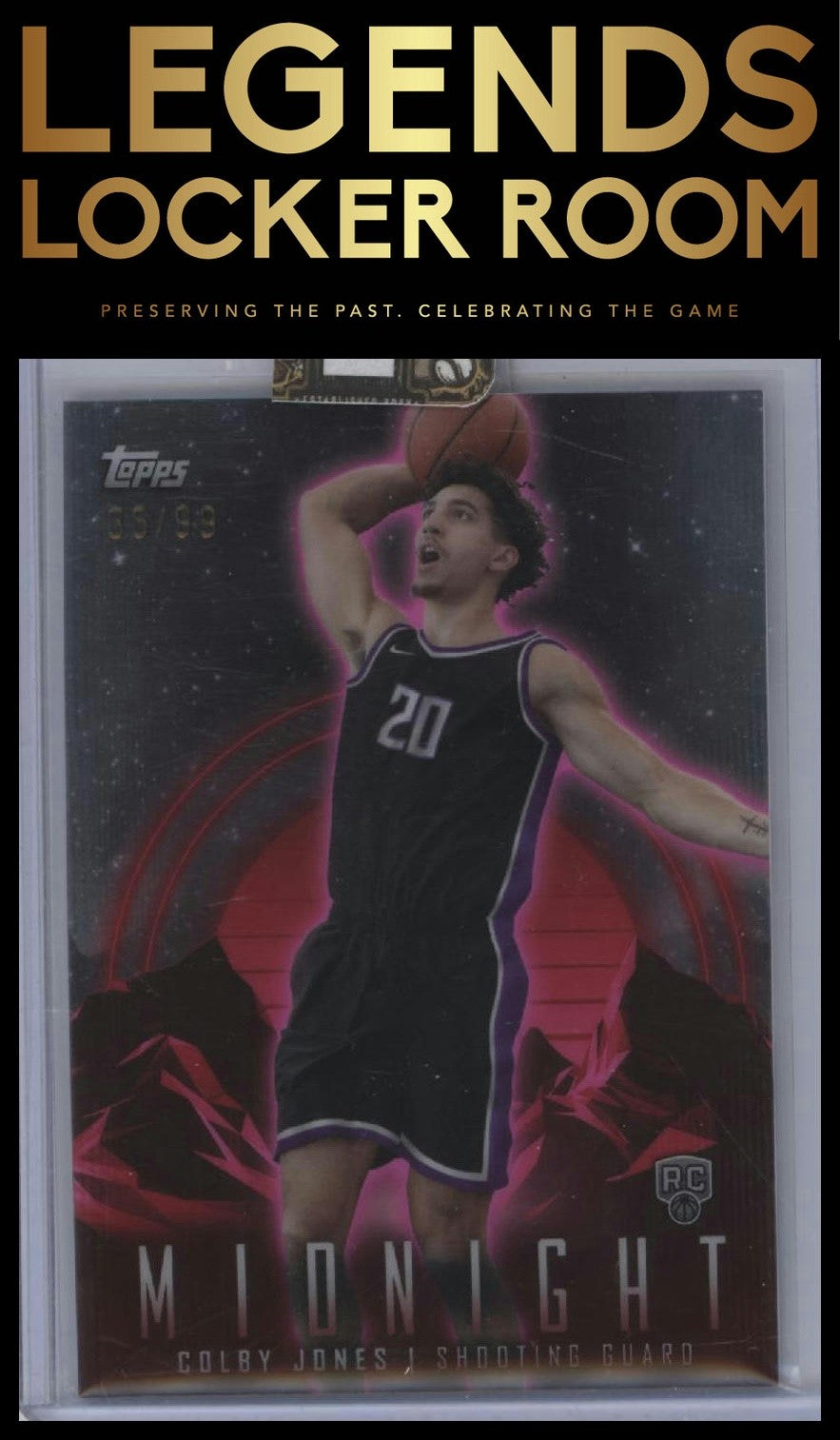 2023-24 Topps Midnight #36 Colby Jones Twilight #/99