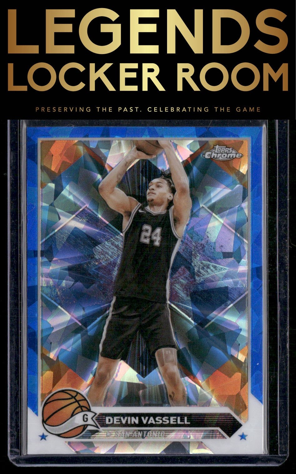 2023-24 Topps Chrome Sapphire Edition #152 Devin Vassell