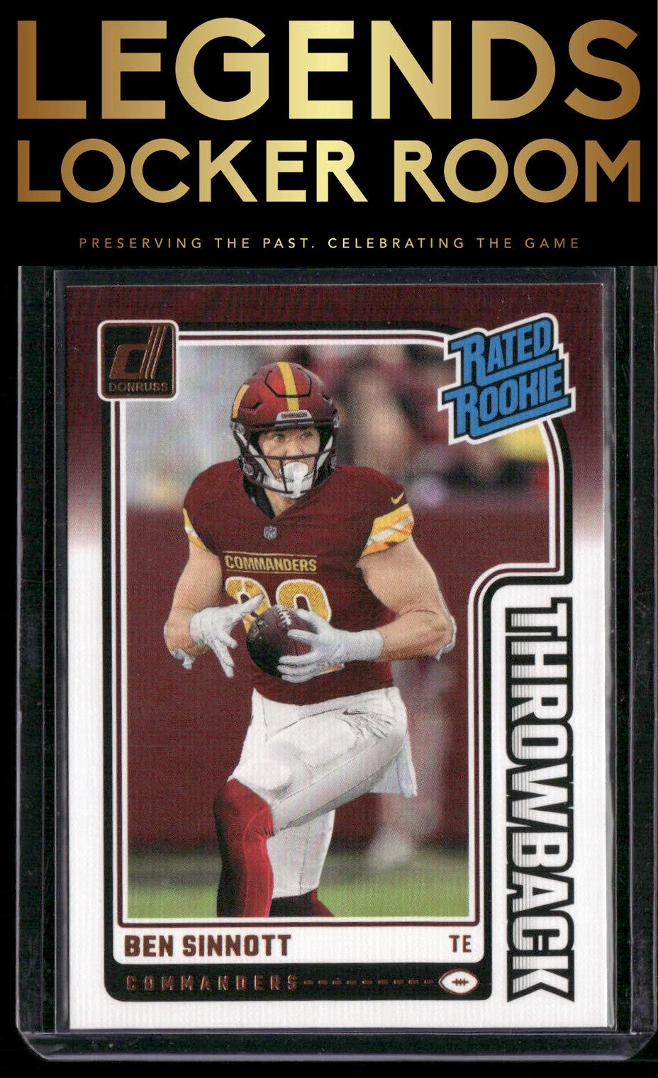 2024 Donruss #15 Ben Sinnott Rated Rookies Throwback