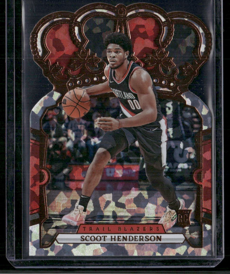 2023-24 Panini Crown Royale #32 Scoot Henderson Crystal