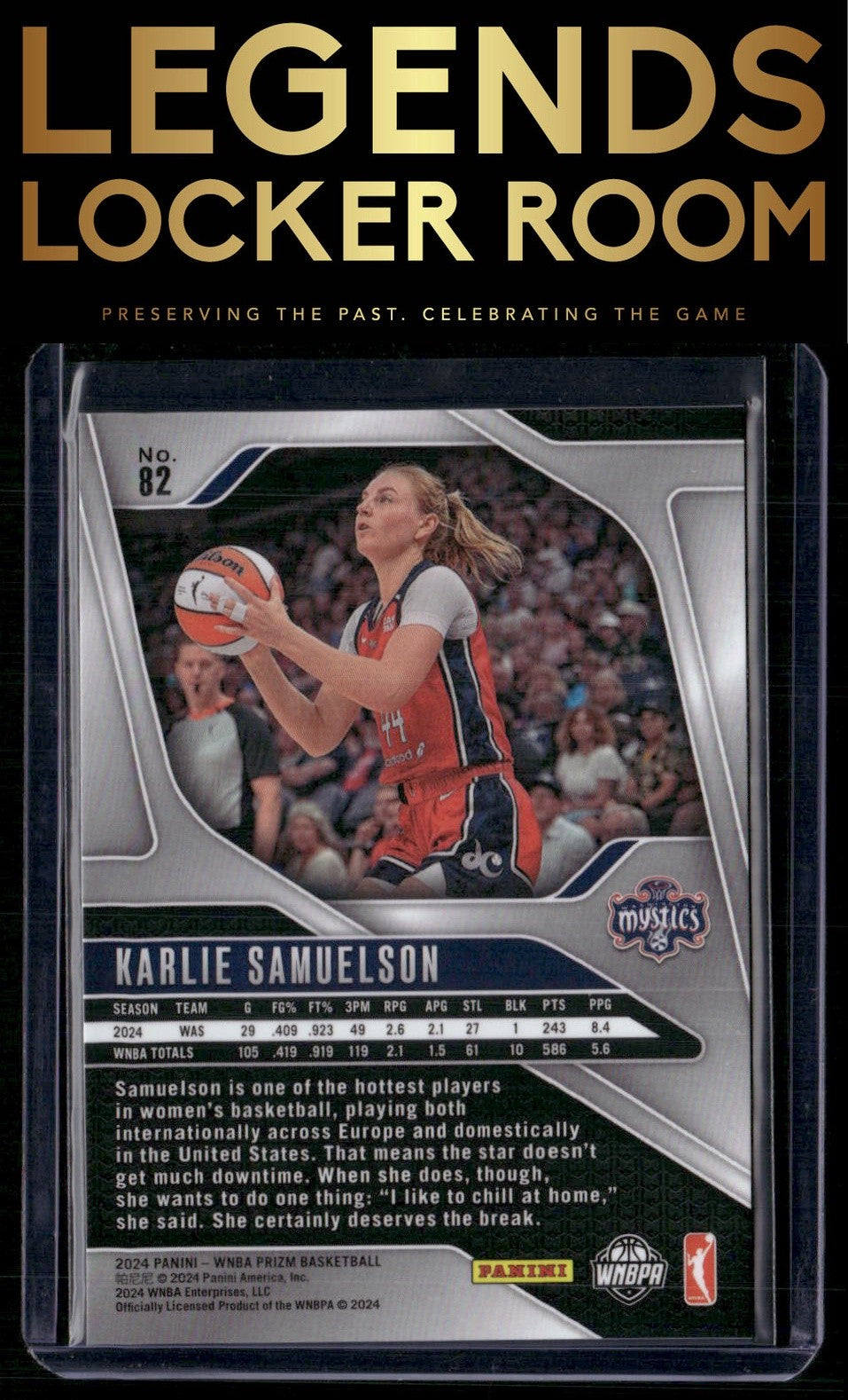 2024 Panini Prizm WNBA #82 Karlie Samuelson