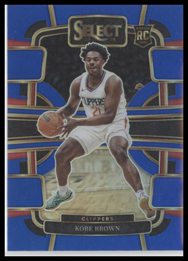2023-24 Panini Select #79 Kobe Brown Blue Prizms