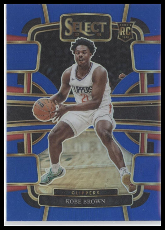 2023-24 Panini Select #79 Kobe Brown Blue Prizms