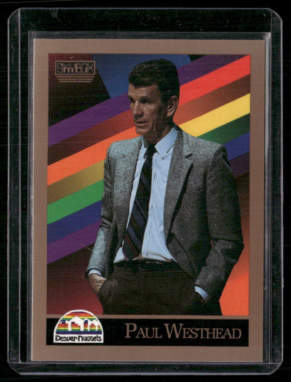 1990-91 SkyBox #307 Paul Westhead