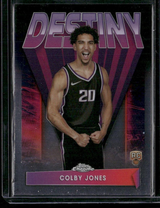 2023-24 Topps Chrome #D-18 Colby Jones Destiny