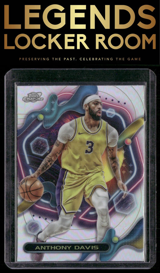 2023-24 Topps Chrome Cosmic #198 Anthony Davis Refractors