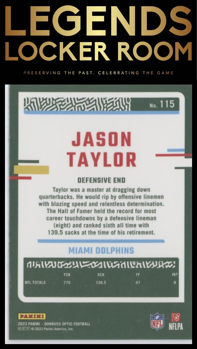 2023 Donruss Optic #115 Jason Taylor