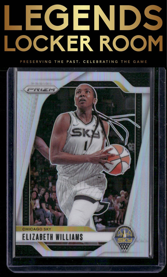 2024 Panini Prizm WNBA #24 Elizabeth Williams Silver Prizms
