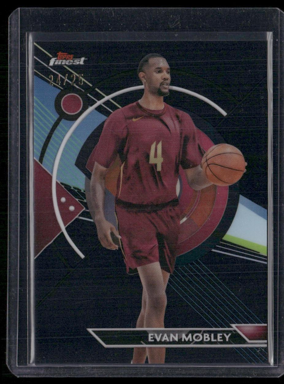 2023-24 Finest #11 Evan Mobley Black Refractors #/25