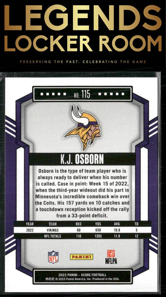 2023 Score #115 K.J. Osborn