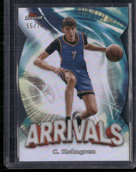 2023-24 Finest #A-1 Chet Holmgren Arrivals Refractors Die Cut #/74