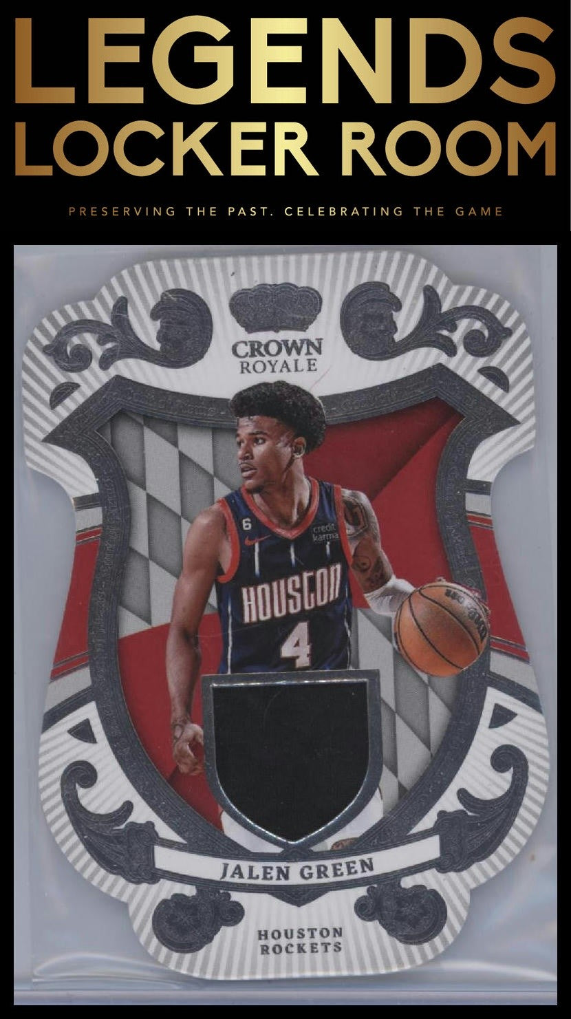 2023-24 Panini Crown Royale #COA-JAL Jalen Green Coat of Arms