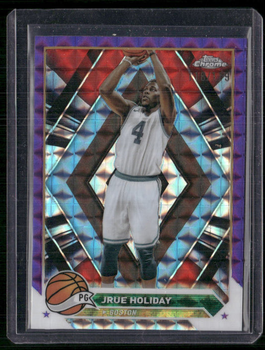 2023-24 Topps Chrome #12 Jrue Holiday Purple Geometric #/119