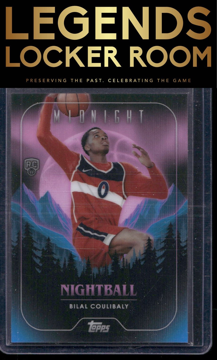 2023-24 Topps Midnight #NB-25 Bilal Coulibaly Nightball