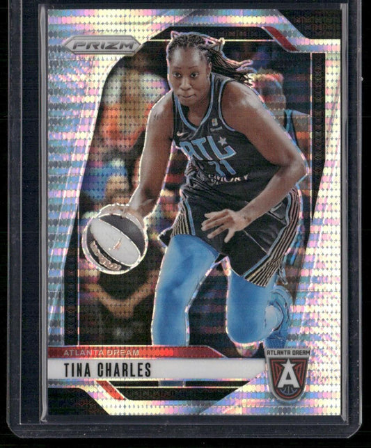 2024 Panini Prizm WNBA #36 Tina Charles Pulsar Prizms #/499