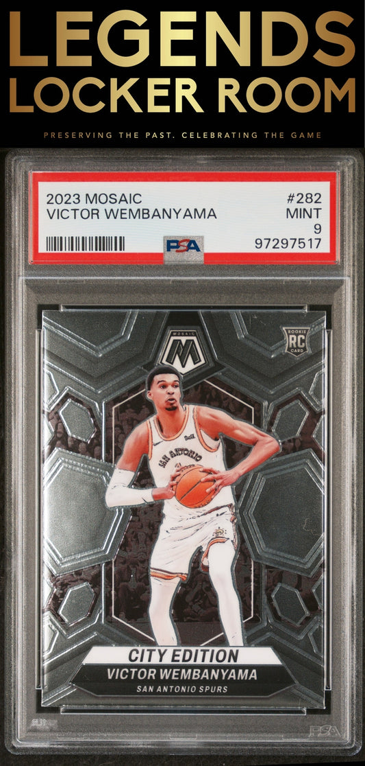 2023 Panini Mosaic #282 Victor Wembanyama PSA 9