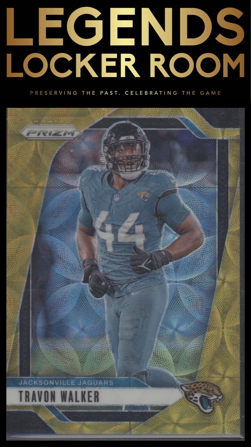 2024 Panini Prizm #133 Travon Walker Gold Scope 10/10 Bookend!