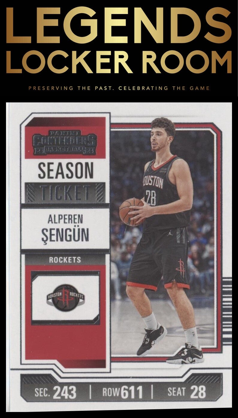 2023-24 Panini Contenders #36 Alperen Sengun Season Ticket Retail