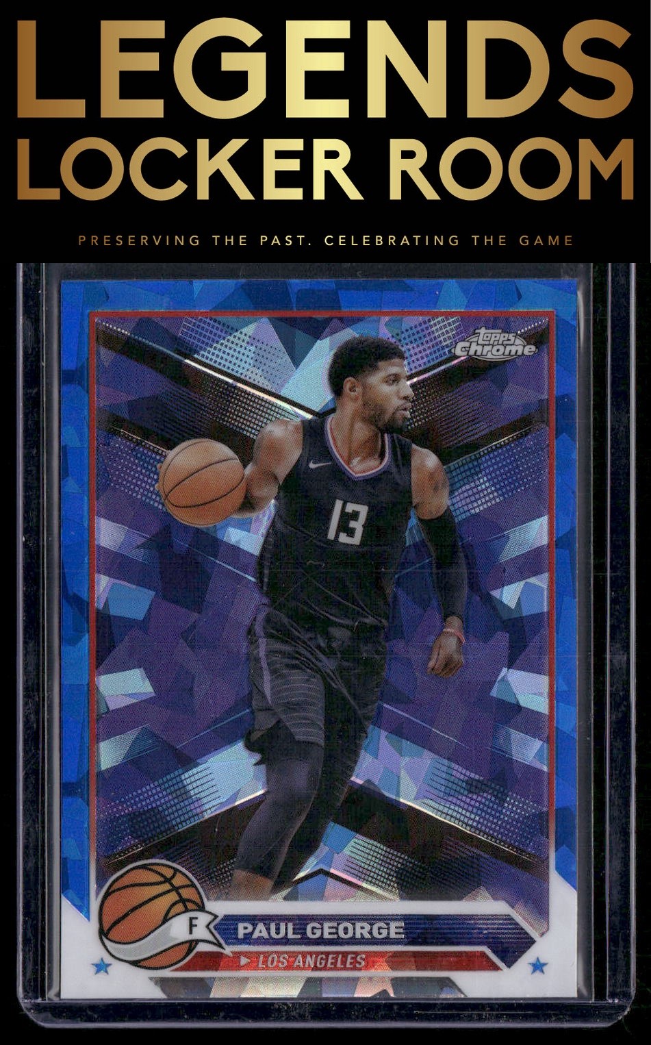 2023-24 Topps Chrome Sapphire Edition #115 Paul George