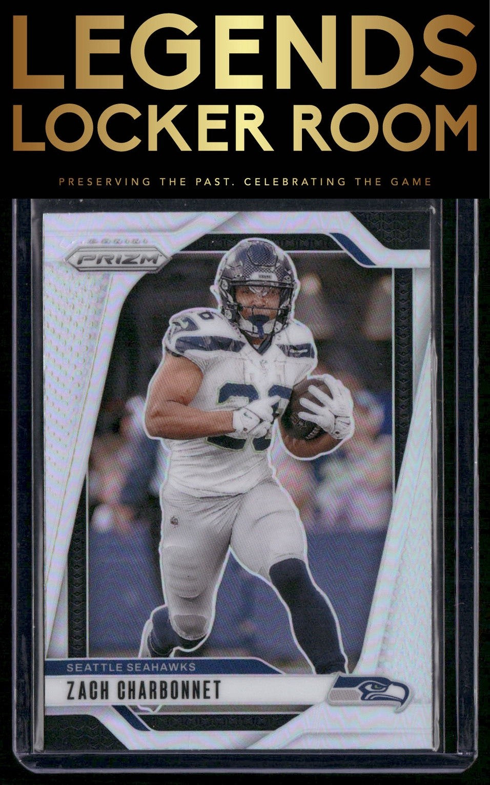 2024 Panini Prizm #264 Zach Charbonnet Silver