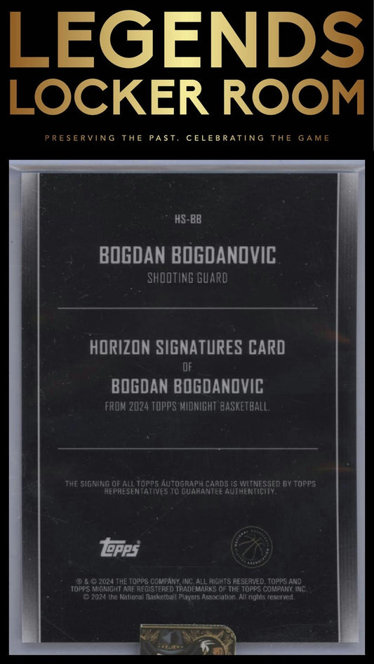2023-24 Topps Midnight #HS-BB Bogdan Bogdanovic Horizon Signatures