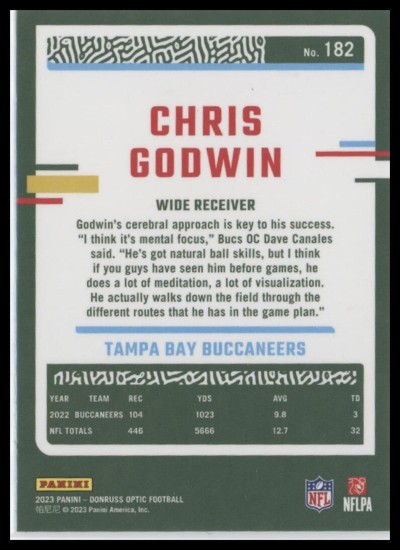 2023 Donruss Optic #182 Chris Godwin