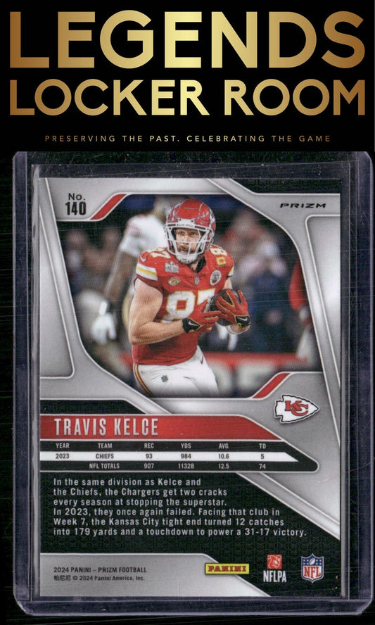 2024 Panini Prizm #140 Travis Kelce Silver