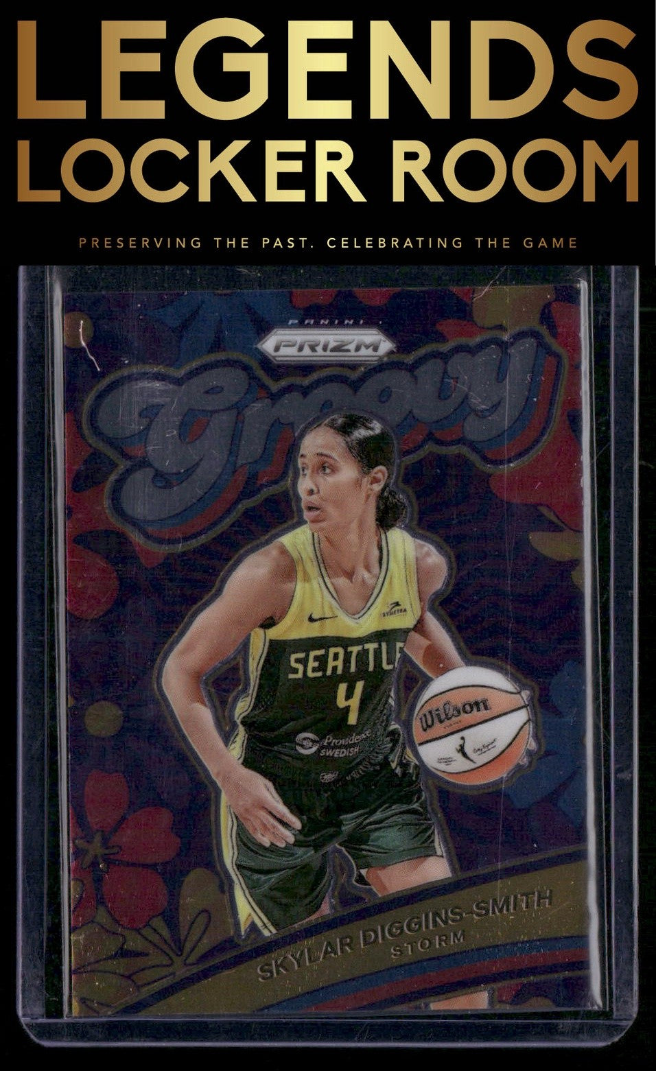 2024 Panini Prizm WNBA #10 Skylar Diggins-Smith Groovy