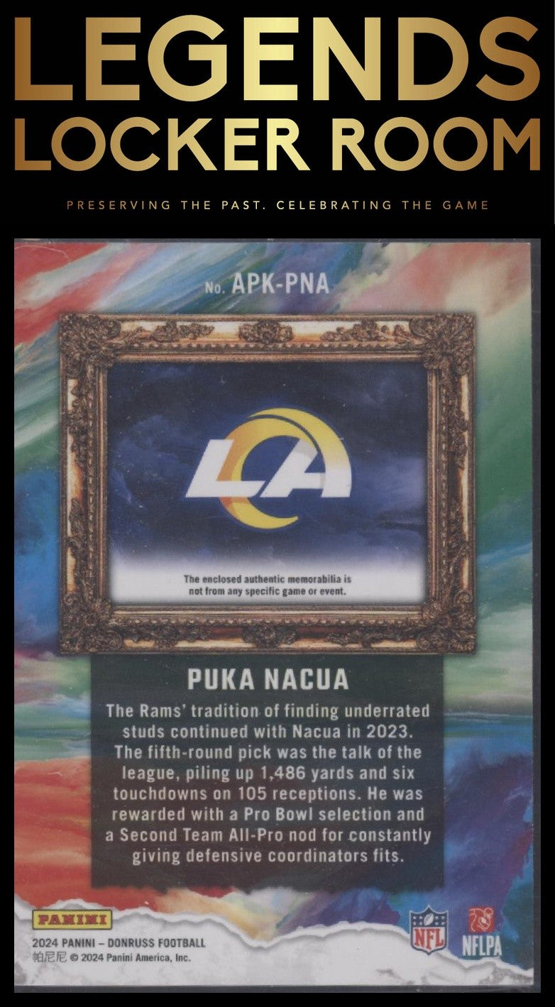 2024 Donruss #APK-PNA Puka Nacua All Pro Kings Studio Series #/100